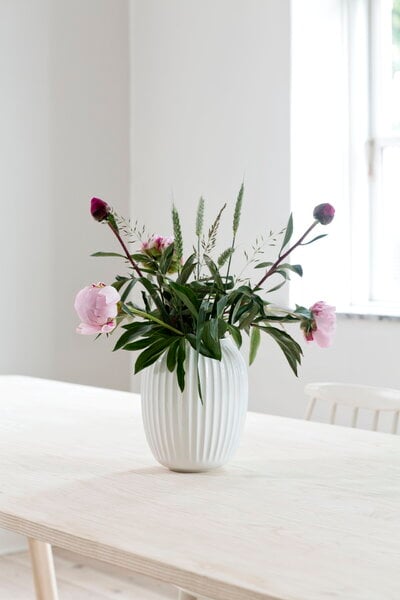 Vases, Vase Hammershøi 200 mm, blanc, Blanc