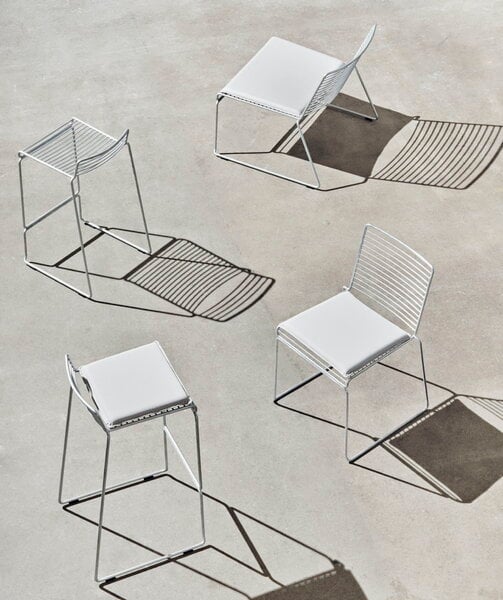 Patio chairs, Hee chair, galvanized, Silver