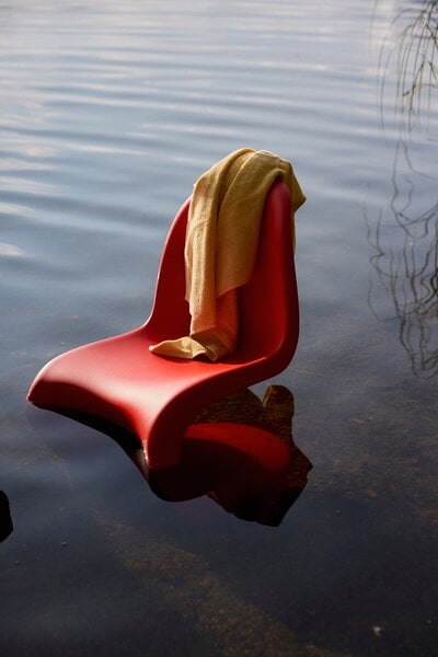 Dining chairs, Panton  chair, classic red, Red