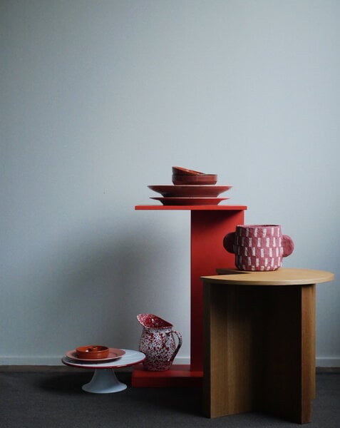 Side & end tables, Supersolid Object 2, oiled oak, Natural