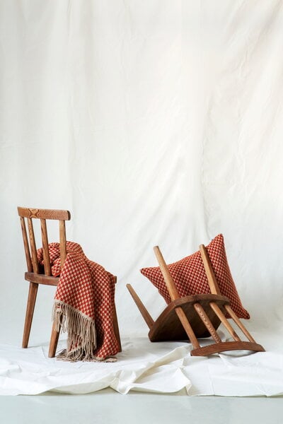 Decorative cushions, Isak cushion, 60 x 60 cm, red sumac, Red