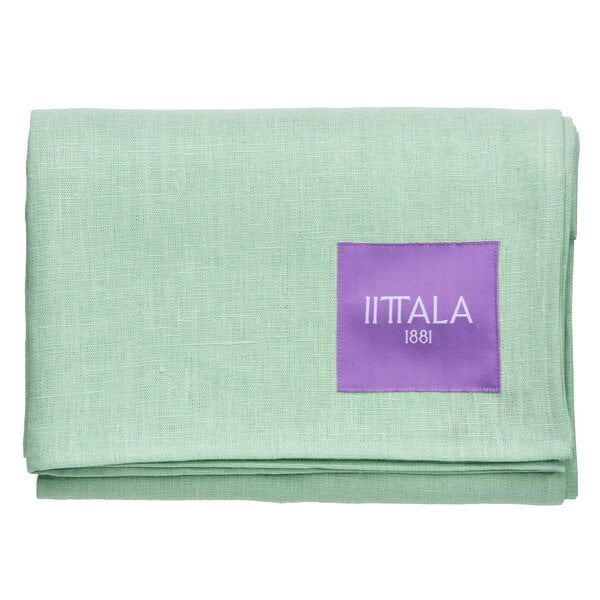 Tablecloths, Play table cloth, 135 x 250 cm, mint - lilac, Green