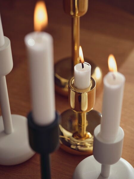 Kerzenhalter, Nappula Kerzenhalter, weiß, 2er-Pack, Weiß