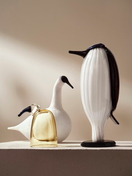 Art glass, Birds by Toikka Butler, white, White