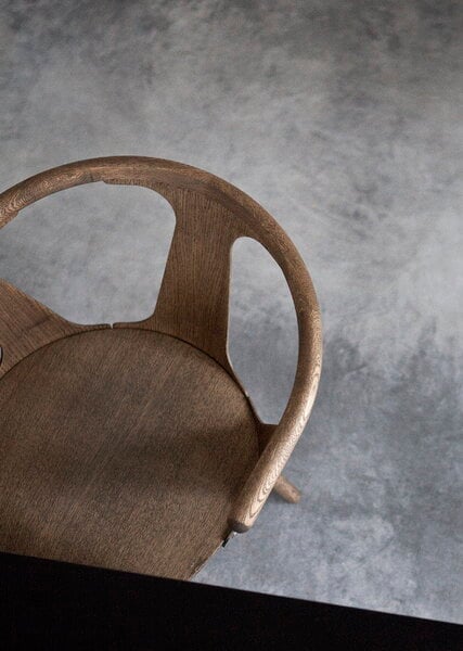 Dining chairs, In Between SK1 chair, smoked oak, Brown