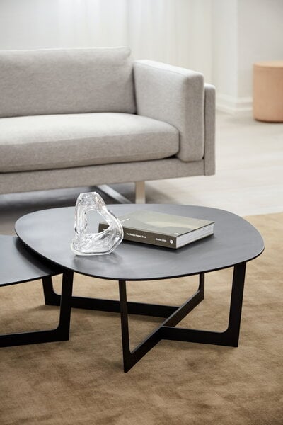 Sohvapöydät, Insula sohvapöytä, 72 x 78 cm, musta alumiini, Musta