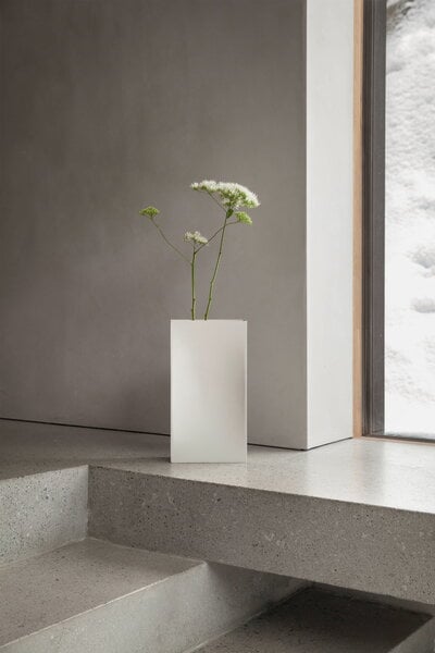 Vases, Into vase, light grey, Gray