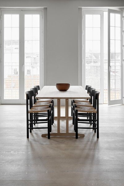 Dining tables, C18 table, 220 x 90 cm, soaped oak, Natural