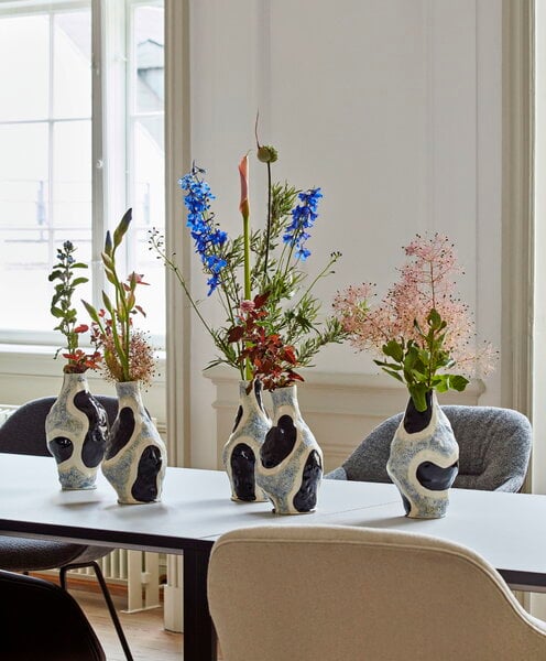 Vases, Jessica Hans vase, Glossy cow, White