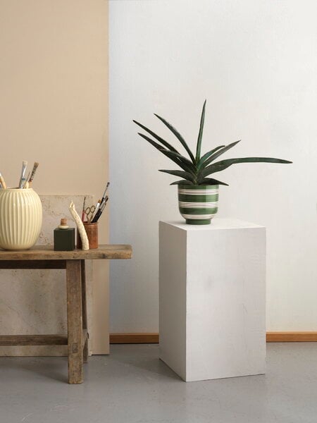 Planters & plant pots, Omaggio Nuovo flowerpot, 15 cm, green, Green