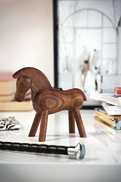 Figurines, Wooden horse, Brown