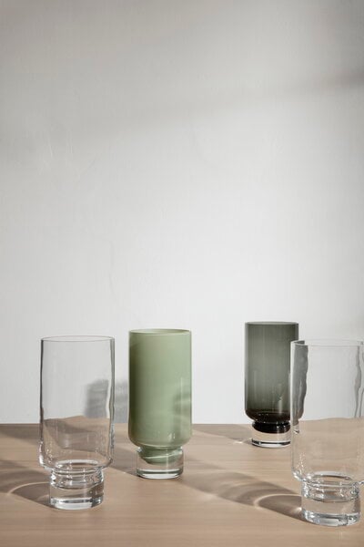 Vases, Clessidra vase, large, clear, Transparent