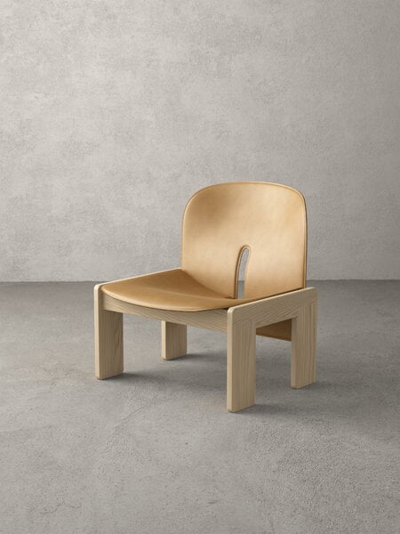 Armchairs & lounge chairs, Scarpa 925 lounge chair, natural ash - natural saddle leather, Natural
