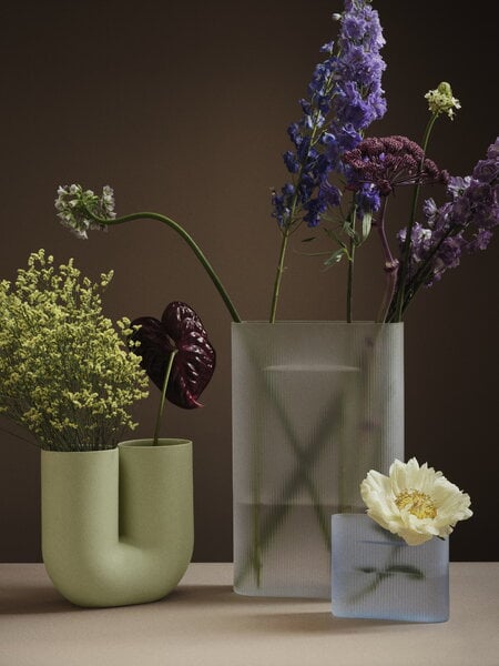 Vases, Kink vase, light green, Green