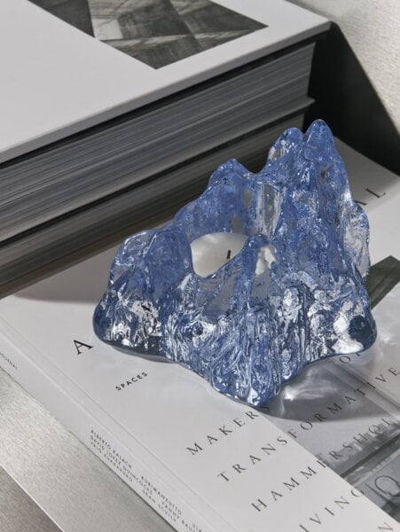 Photophores, Photophore Rock, 91 mm, bleu glace, Bleu