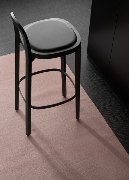 Bar stools & chairs, Siro+ bar stool 65 cm, black - black leather, Black