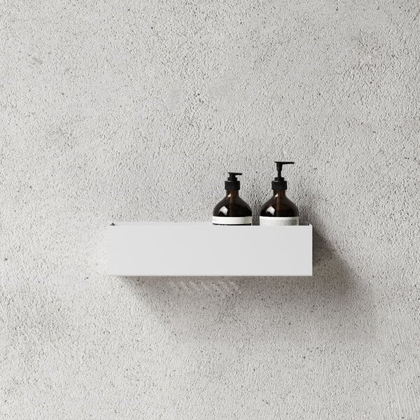 Accessori per il bagno, Mensola Bath Shelf 40, bianca, Bianco