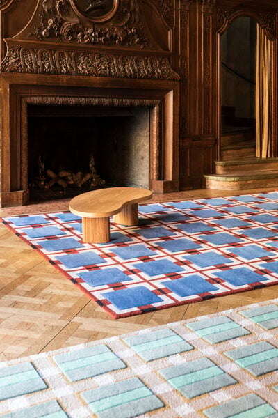 Wool rugs, Evelina Kroon Berry Rain rug, Multicolour