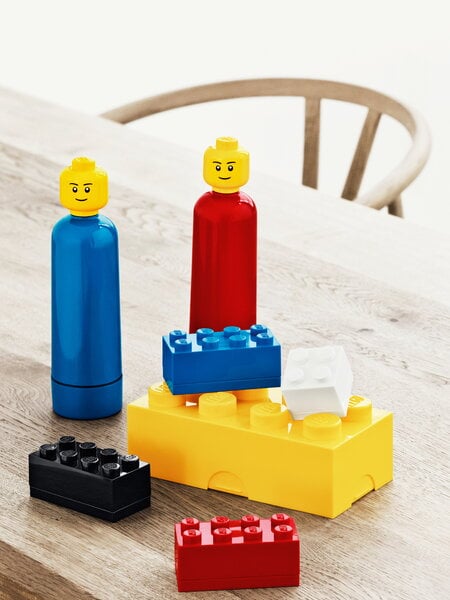 Jars & boxes, Lego Mini Box 8, blue, Blue