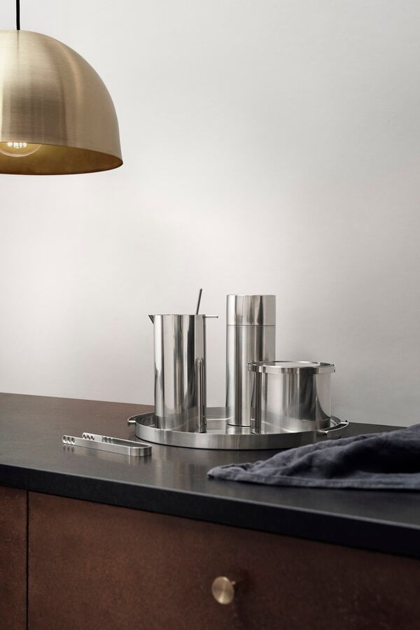 Serveware, Arne Jacobsen ice bucket, Silver