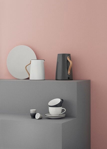 Kettles, Emma electric kettle, dark grey, Gray