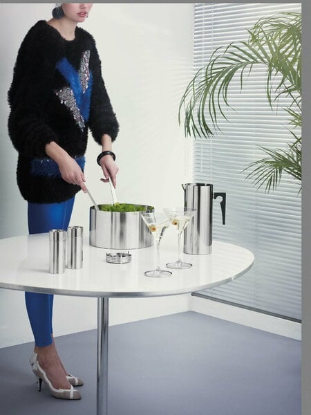 Glasunderlägg, Arne Jacobsen glasunderlägg, 6-pack, Silver