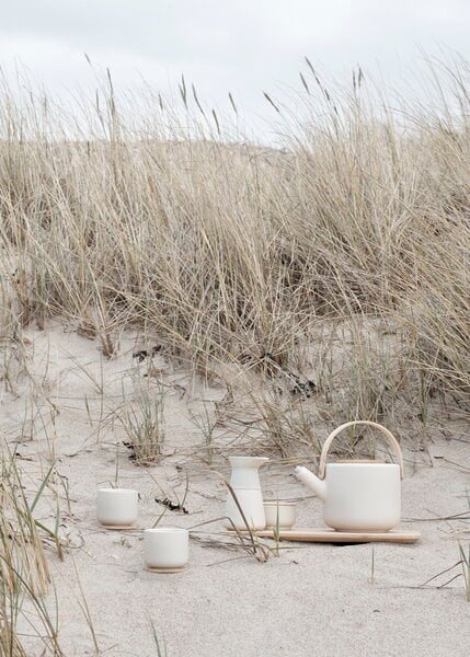 Jugs & pitchers, Theo milk jug, sand, White