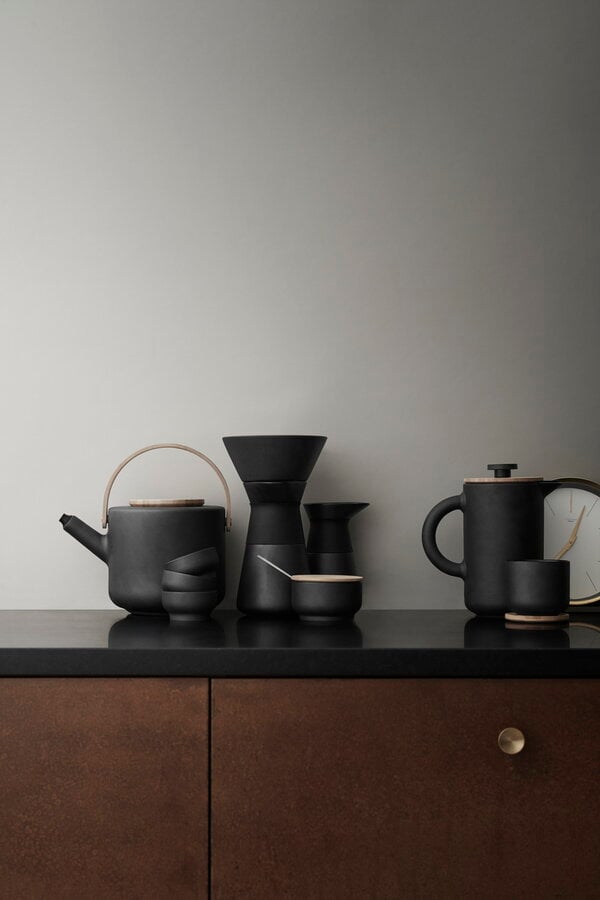 Coffee pots & teapots, Theo French press, black, Black