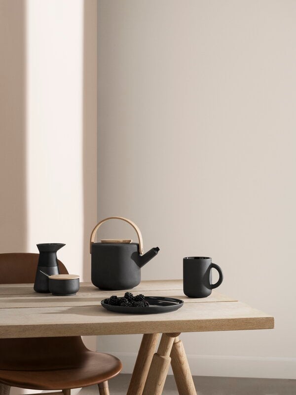 Coffee pots & teapots, Theo teapot, black, Black
