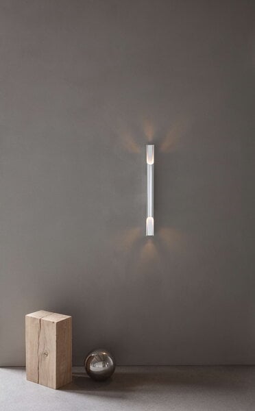 Wall lamps, Pan wall lamp, 50 mm, aluminium, Silver