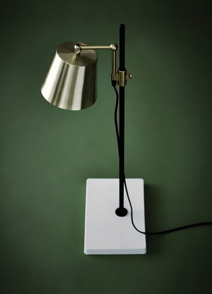 Skrivbordslampor, Lab Light bordslampa, svart - mässing, Flerfärgad