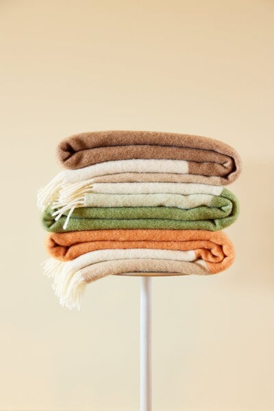 HAY Mono throw, 130 x 180 cm, green | Finnish Design Shop