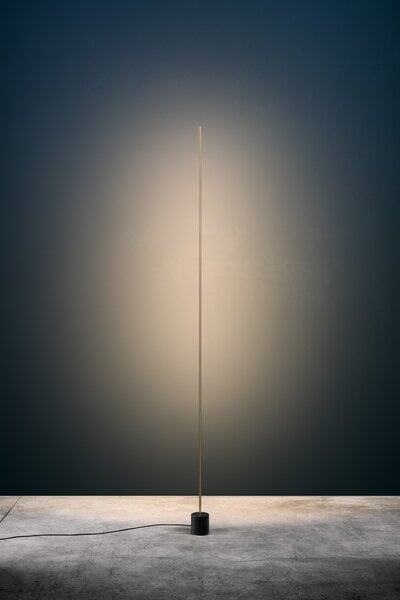 Floor lamps, Stick floor lamp, satin gold, Gold