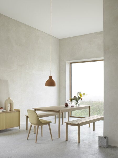 Tavoli da pranzo, Tavolo Linear Wood 200 x 90 cm, rovere, Naturale