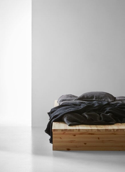 Bedspreads, Arkki bed spread, 240 x 270 cm, black, Black