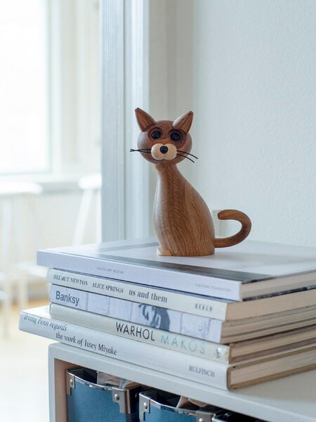 Figurines, Lucky the Cat figurine, Brown