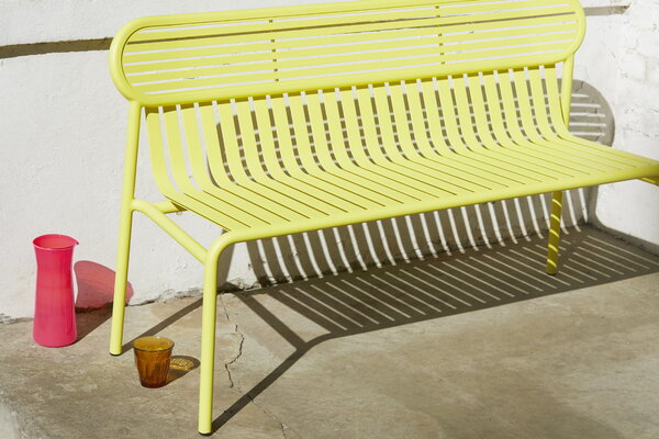 Petite Friture Week-end bench, yellow | Finnish Design Shop