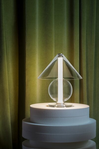 Table lamps, Fragile table lamp, clear, Transparent