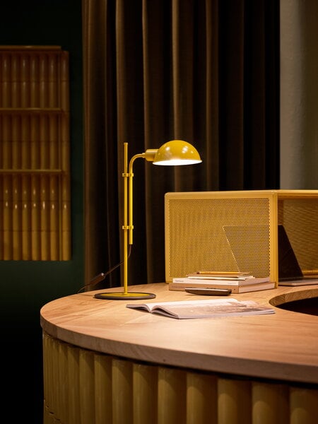 Desk lamps, Funiculi S table lamp, mustard, Yellow