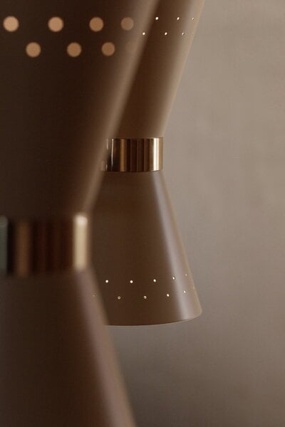 Pendant lamps, Collector Chandelier 5, crème, White