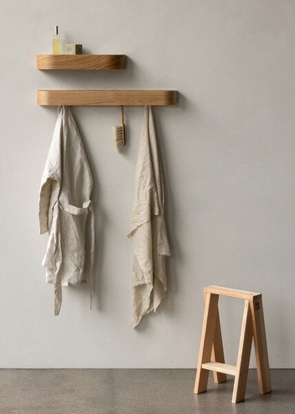 Wall coat racks, Epoch rack 79, oak, Natural