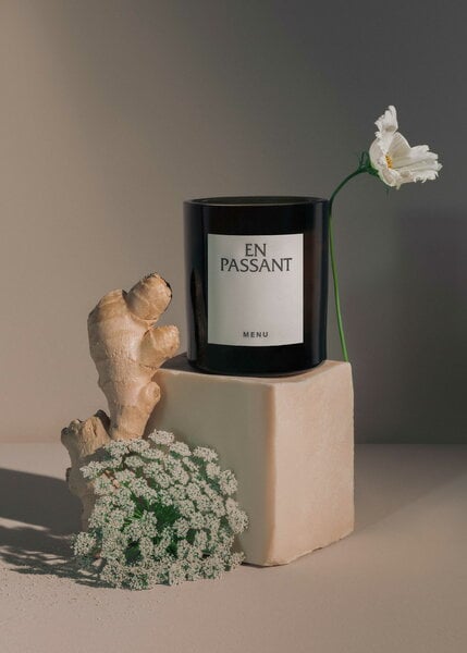 Scented candles, Olfacte scented candle, 235 g, En Passant, White