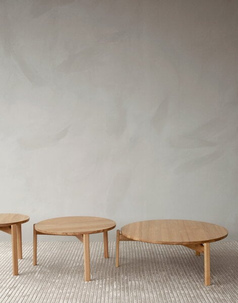 Coffee tables, Passage lounge table, 90 cm, oak, Natural
