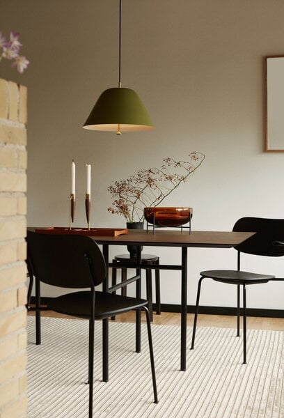 Ruokapöydät, Snaregade pöytä, 200 x 90 cm, tummaksi petsattu tammi, Ruskea