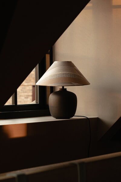 Lampade da tavolo, Lampada da tavolo Torso, 37 cm, Limited, Babelia 002, Beige
