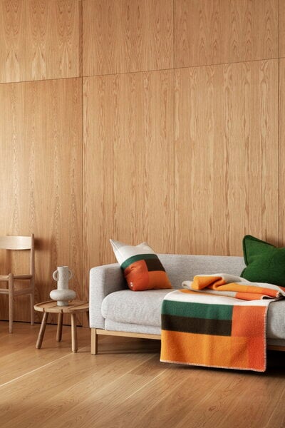 Cuscini d'arredo, Cuscino Mikkel, 50 x 50 cm, arancione, Arancione
