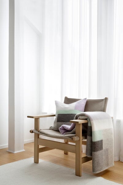 Decorative cushions, Mikkel cushion, 50 x 50 cm, grey, Gray