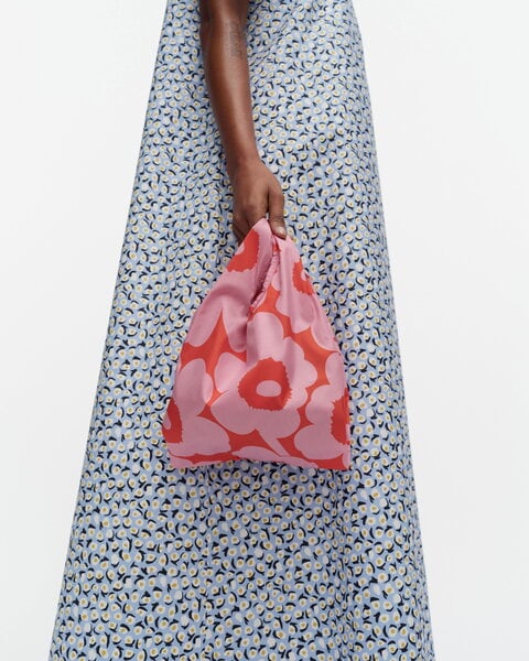 Marimekko Metka Mini Unikko Kioski shoulder bag, dark green - pink