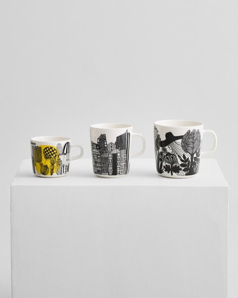 Cups & mugs, Oiva - Siirtolapuutarha mug 4 dl, Black