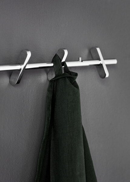 Wall coat racks, Coat rack 40 cm, chrome, Silver